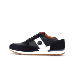 basket marine en cuir