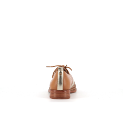 derby marron en cuir