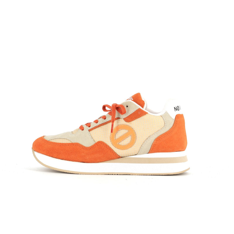 basket orange en cuir parko runner