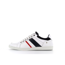 basket blanche en cuir