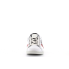 basket blanche en cuir