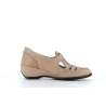 ballerine marron a scracth en cuir