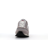 basket grise en cuir