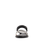 sandale noir en cuir