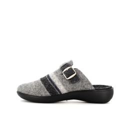 chausson ouvert gris