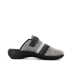 chausson ouvert gris