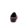 Chausson violet motif coeur compensé pour femme - Anjou-chaussures