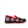 Chausson Semelflex bleu marine à rayures rouges
