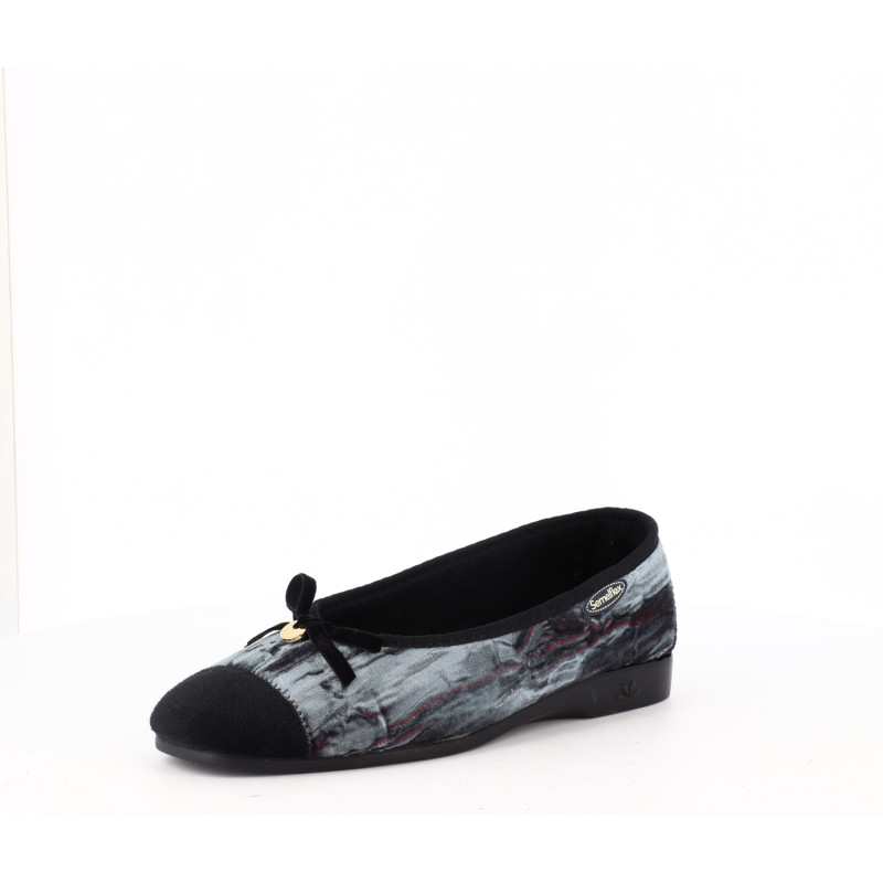 Chausson Semelflex gris et noir