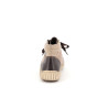 Botillon beige en cuir
