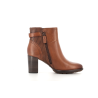 talon marron en cuir