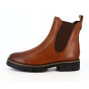 Bottine Marco Tozzi marron en cuir avec doublure - Anjou-chaussures