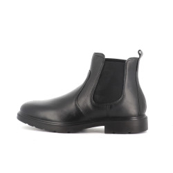 Boots noir en cuir