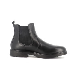 Boots noir en cuir
