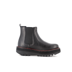 boots noir en cuir