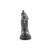 bottine noir en cuir