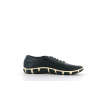 basket verte en cuir