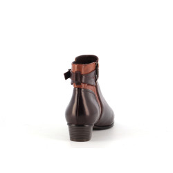 bottines Regarde le Ciel marron chocolat en cuir  - Anjou-chaussures
