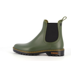 Bottine Verbanas vert kaki collection automne/hiver 2022 - Anjou-chaussures