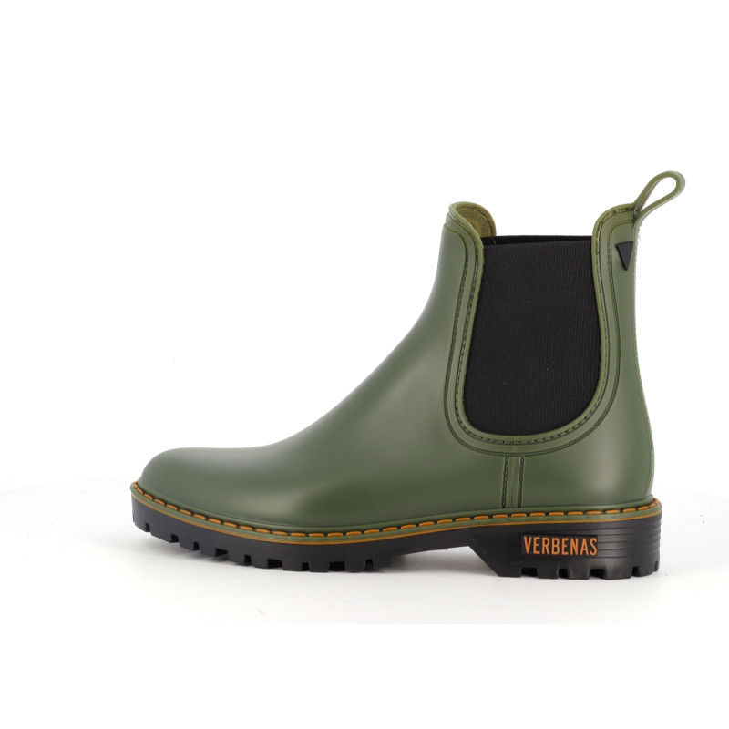 Bottine Verbanas vert kaki collection automne/hiver 2022 - Anjou-chaussures
