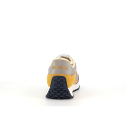 Basket basse No Name bleu-jaune collection automne/hiver - Anjou-chaussures