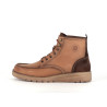 bottine marron en cuir