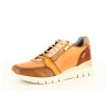 Basket basse Pikolinos beige et marron clair - Anjou-chaussures
