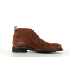 botillon marron en cuir