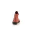 boots orange en cuir