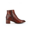 bottine Mam Zelle marron en cuir camo serpent