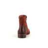 Bottine Mam'Zelle marron en velours et en cuir  - Anjou-chaussures