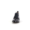 Derby bleu marine et noir en cuir
