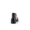 Derby bleu marine et noir en cuir