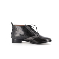 Bottillon Karston noir en cuir collection 2022 - Anjou-chaussures