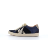 Basket marine en cuir