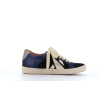 Basket marine en cuir