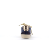 Basket marine en cuir