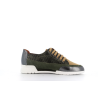 Basket kaki en cuir