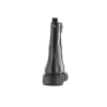 bottine noire en cuir