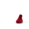 Pantoufle en fourrure rouge