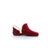 Pantoufle en fourrure rouge