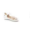 Nu-pieds Pikolinos blanc en cuir