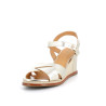 Nu-pieds Fugitive en cuir doré