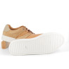basket basses marrons en cuir