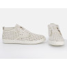 Basket montante Kok and Koon blanches en cuir