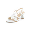 Escarpin beige en cuir