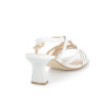 Escarpin beige en cuir