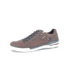 basket rouge bordeaux en cuir