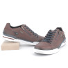 basket rouge bordeaux en cuir