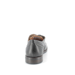 Derbys noir en cuir Pegada